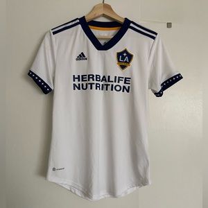 Women’s Official LA Galaxy Soccer Jersey Small Adidas